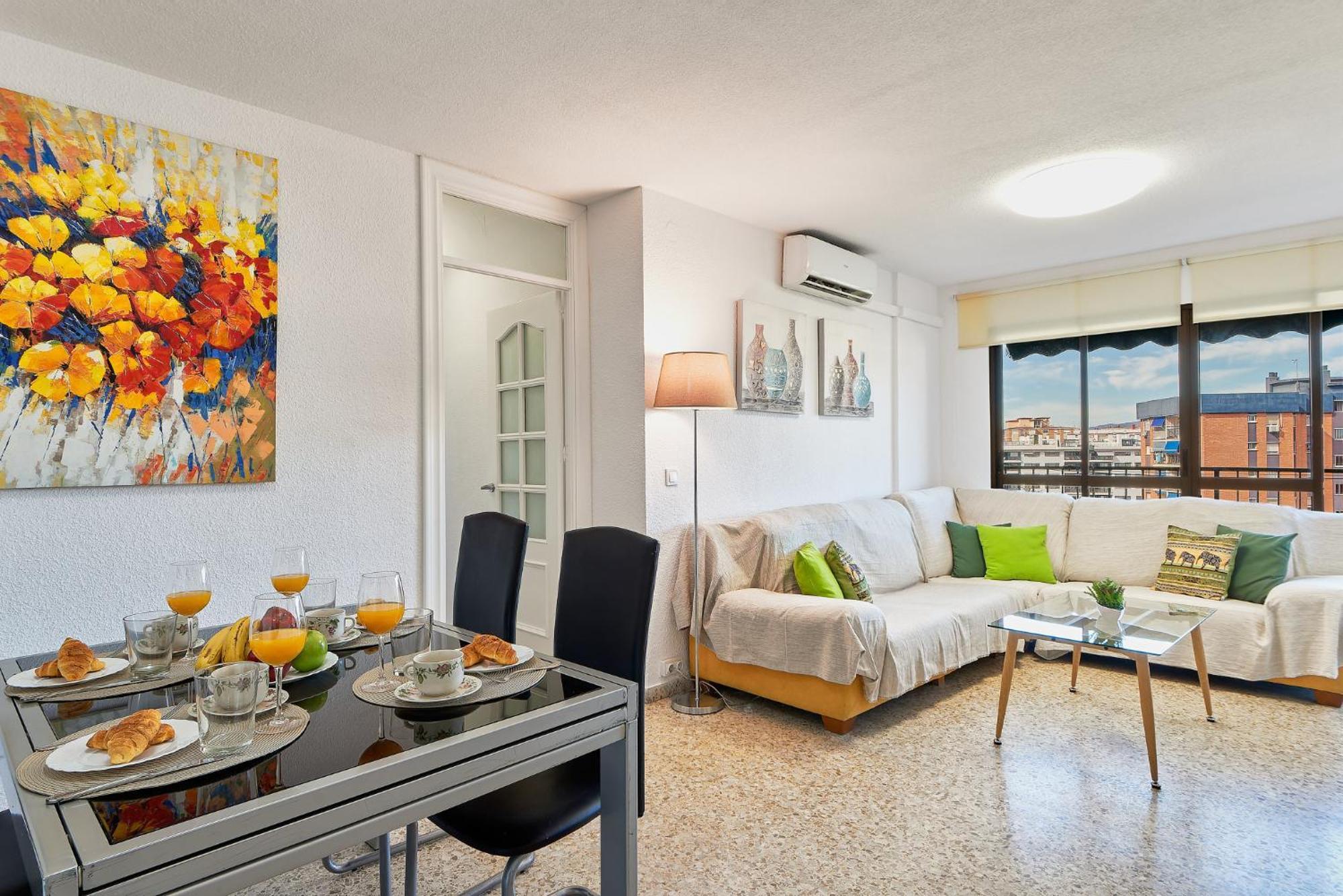 Luminoso Apartamento/ 5 Minutos De La Playa 말라가 외부 사진