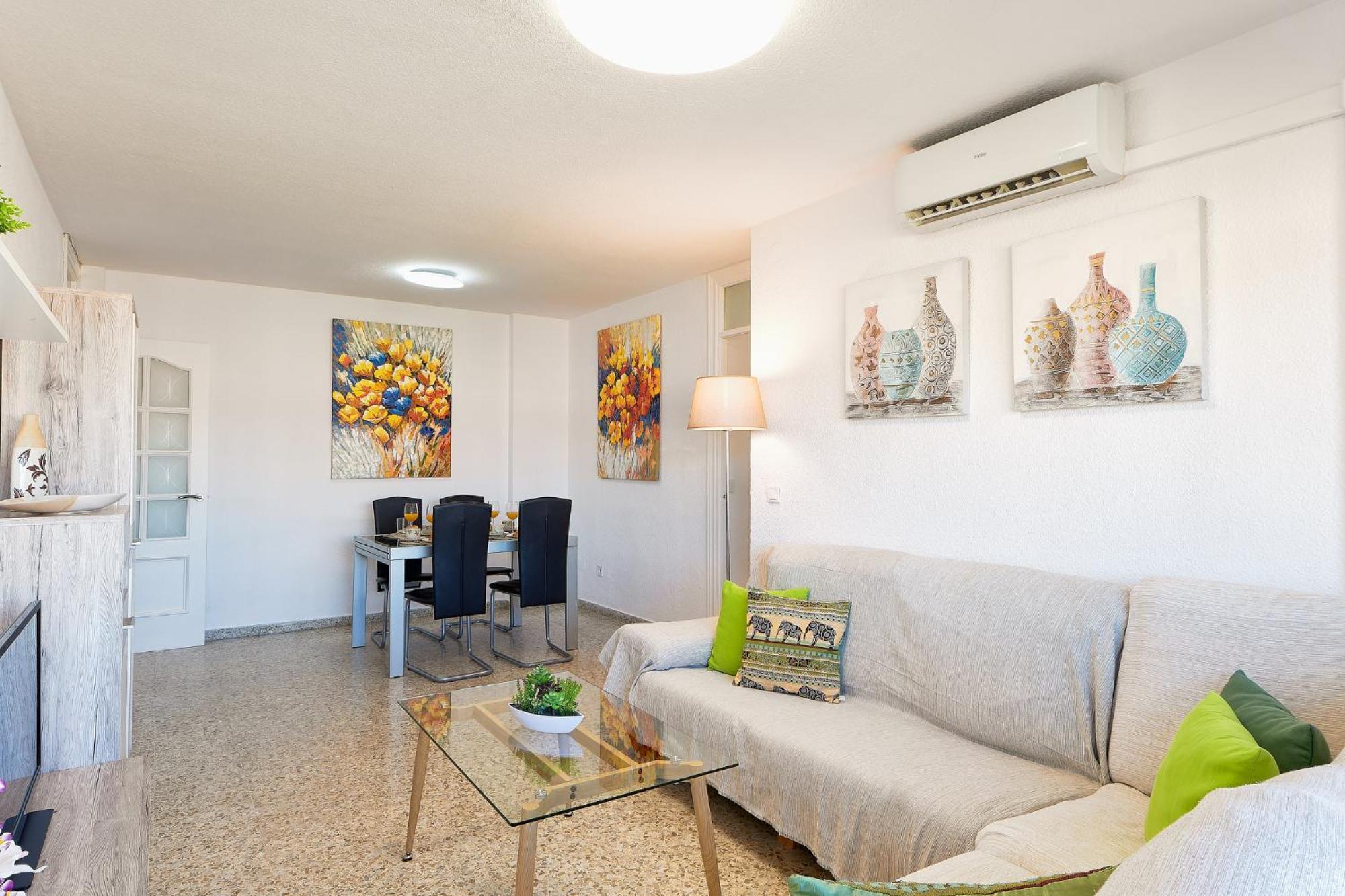 Luminoso Apartamento/ 5 Minutos De La Playa 말라가 외부 사진